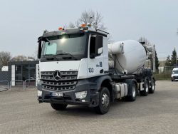 Mercedes-Benz Arocs 1842 LS 4X2 + Mischauflieger 10 m³ Stetter